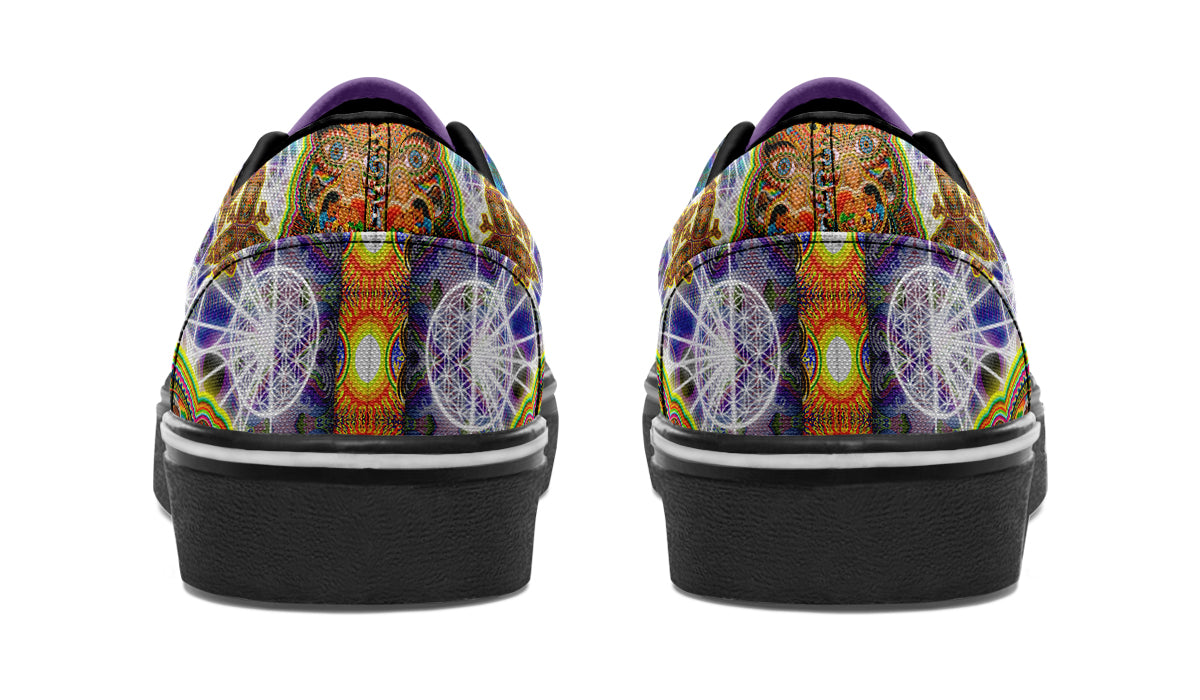 "Messeges From A Healing Fractal Dimention" Classic Shoes