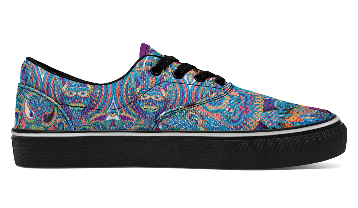 "Neo Human Pattern Inverted" Classic Shoes