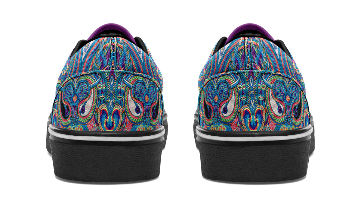 "Neo Human Pattern Inverted" Classic Shoes