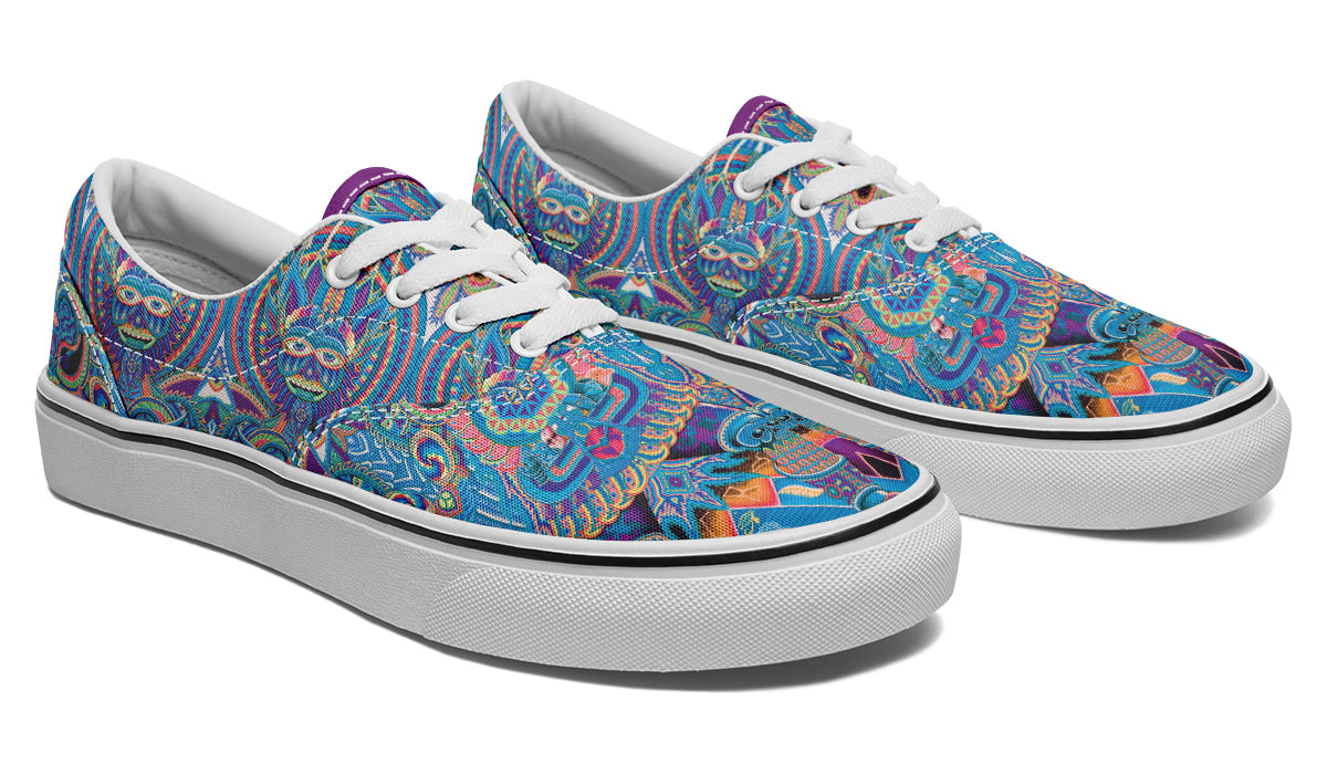 "Neo Human Pattern Inverted" Classic Shoes
