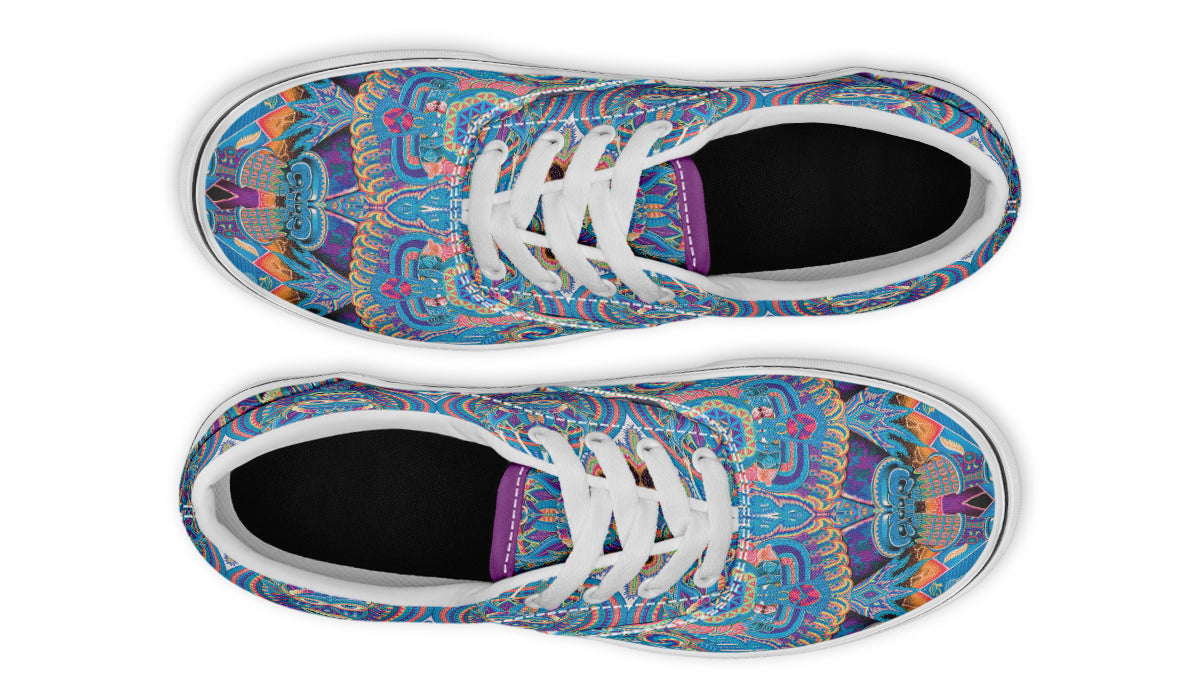 "Neo Human Pattern Inverted" Classic Shoes