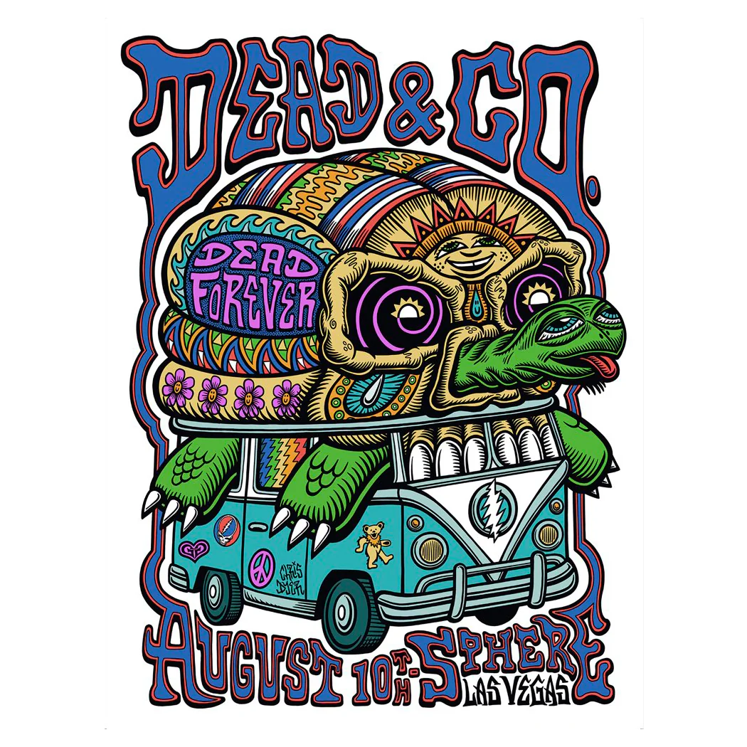 DEAD FOREVER August 10th Event Poster Online Exclusive