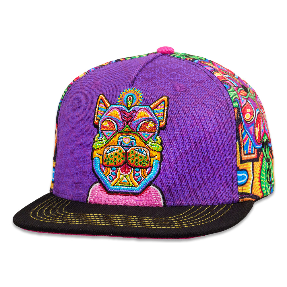 Grassroots Dog Purple Snapback Hat