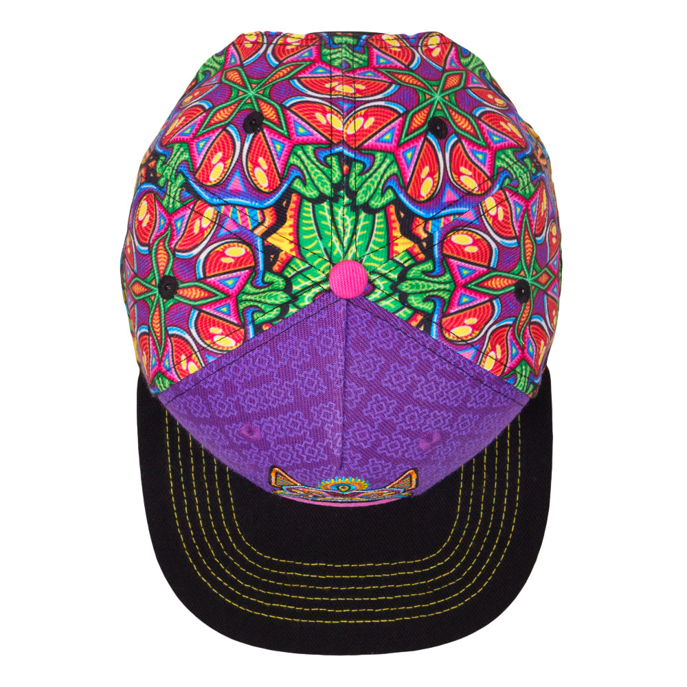 Grassroots Dog Purple Snapback Hat