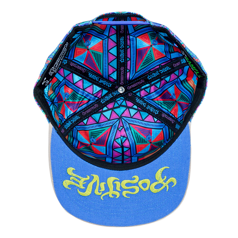 DMT Triangles Gray Snapback Hat