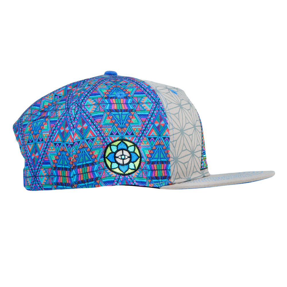 DMT Triangles Gray Snapback Hat