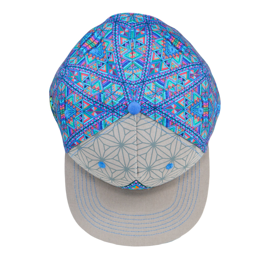 DMT Triangles Gray Snapback Hat