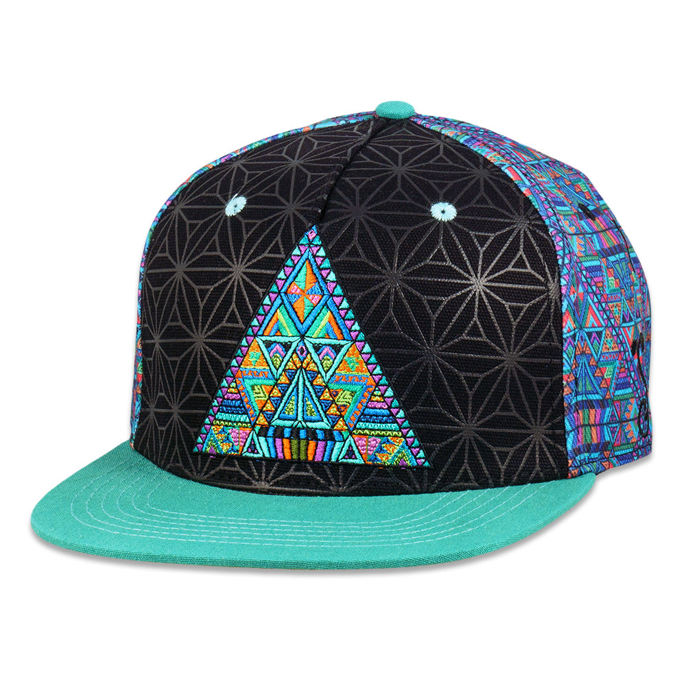 DMT Triangles Black Fitted Hat