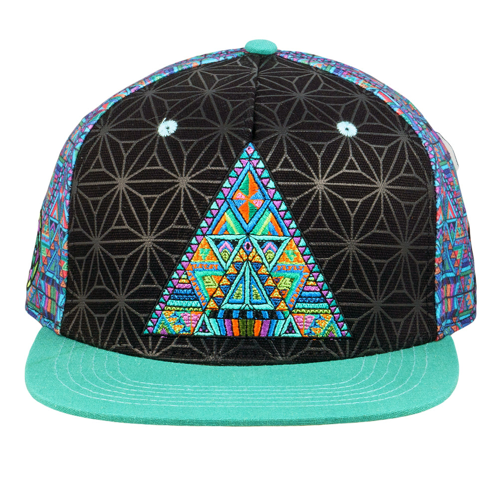 DMT Triangles Black Fitted Hat