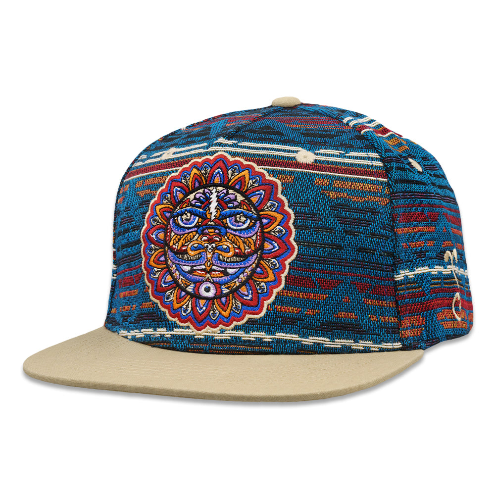 Grassroots China Cat Sunflower Blue Snapback – Positive Creations