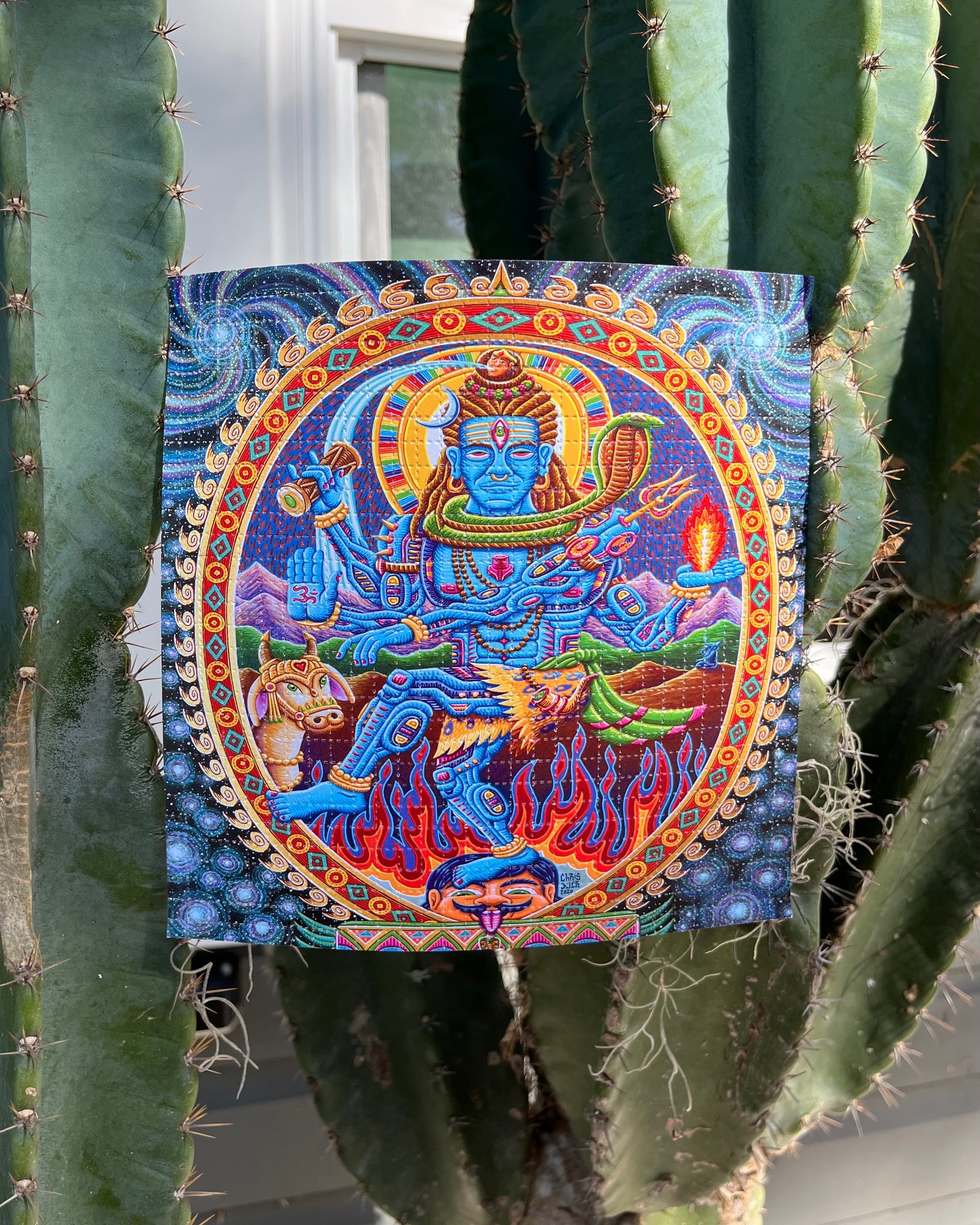 "Nataraja Shiva" Blotter Art