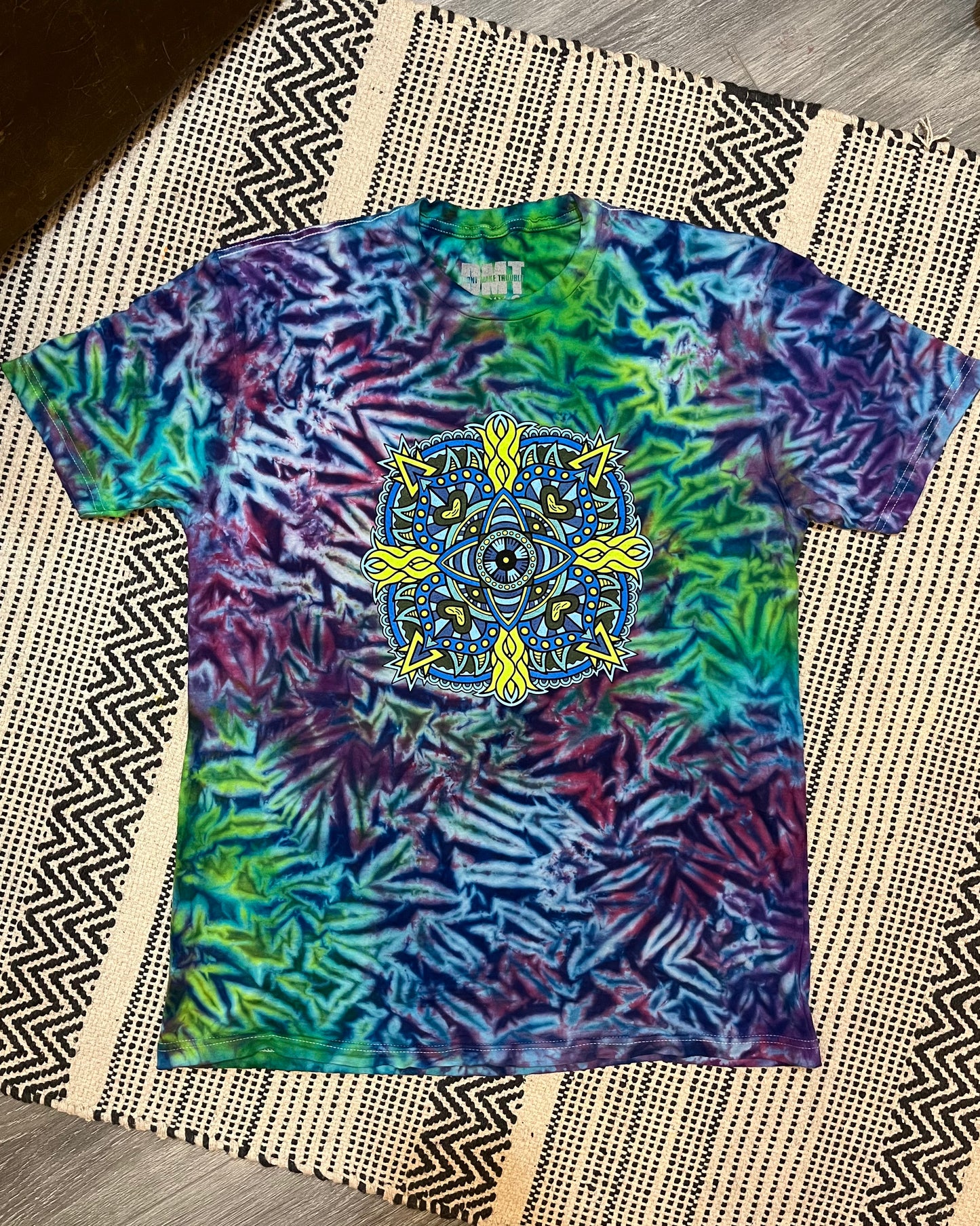 Forgiveness Mandala Tie Dye T Shirt