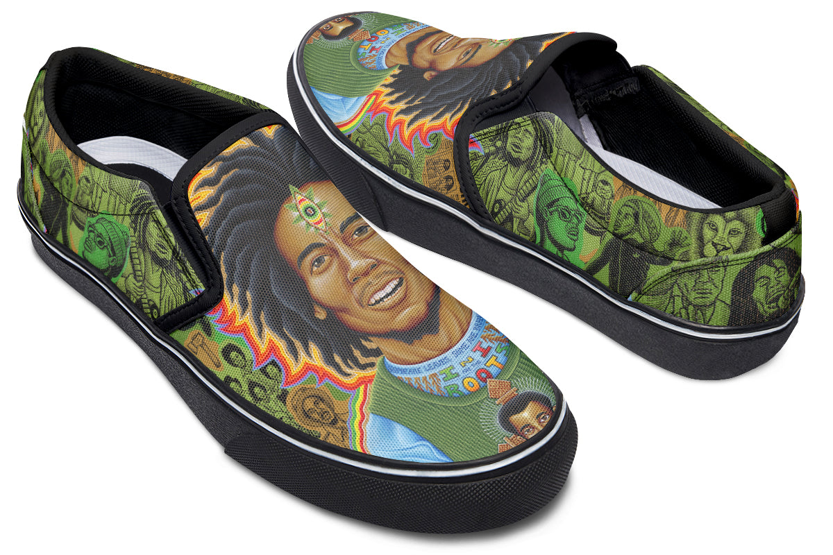 "Bob Marley Roots" Slipons