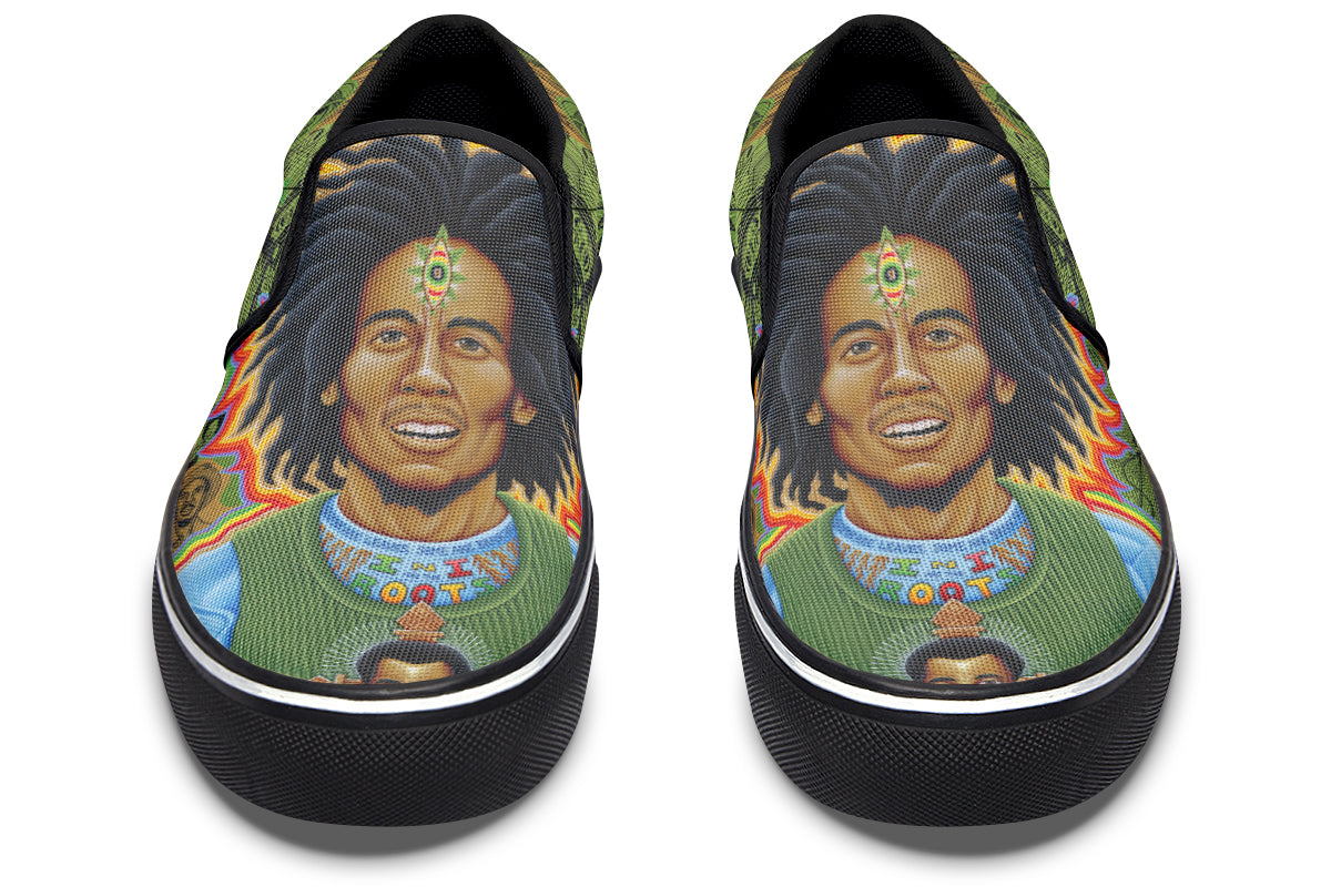 "Bob Marley Roots" Slipons