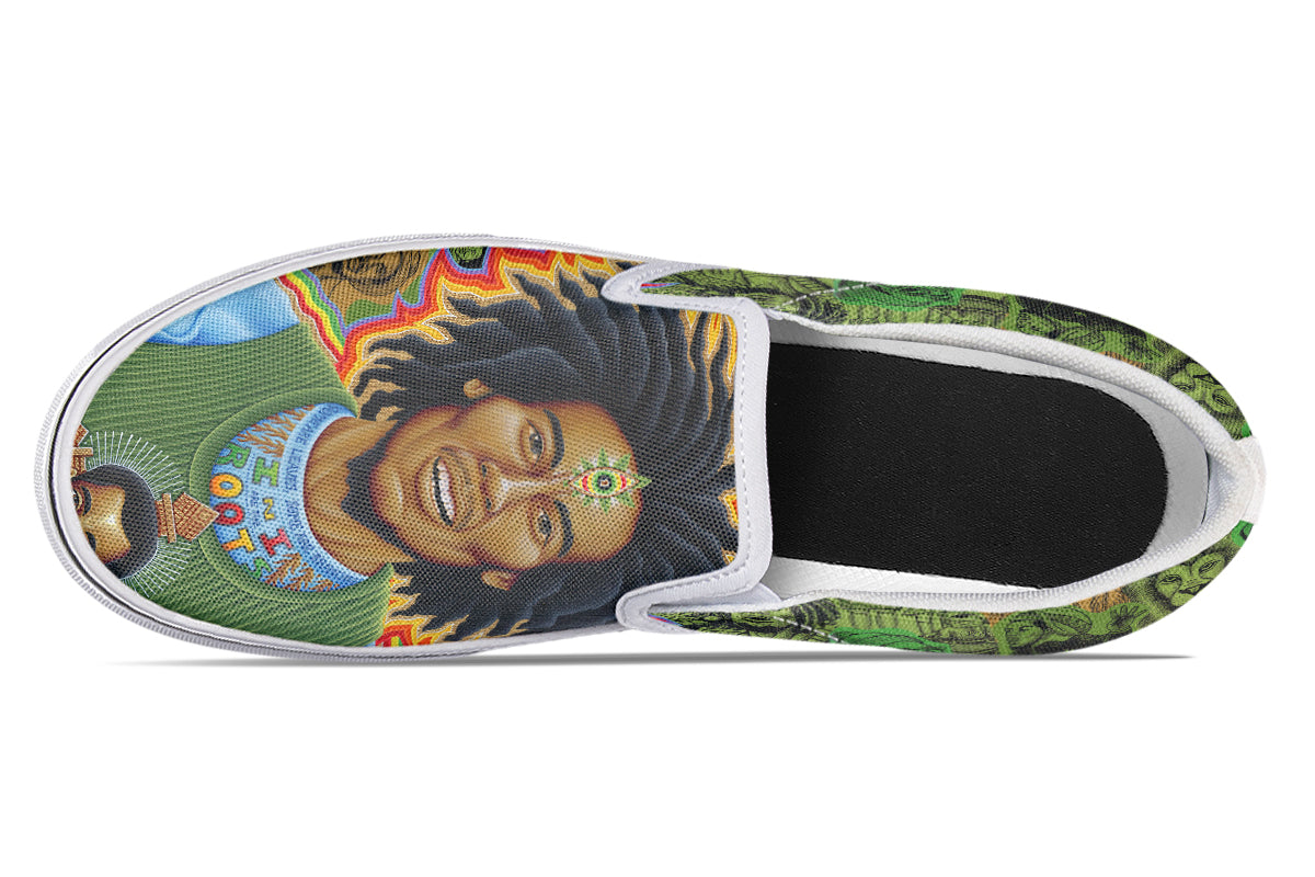"Bob Marley Roots" Slipons