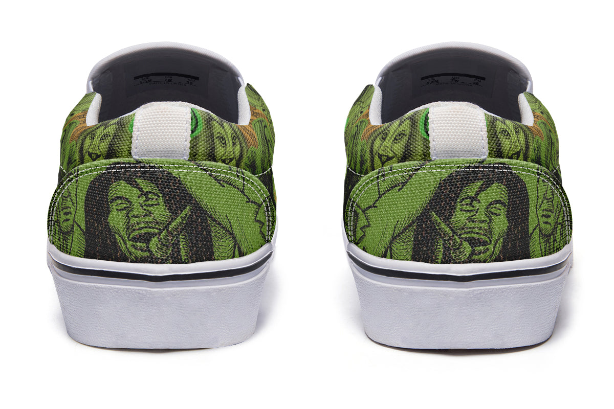 "Bob Marley Roots" Slipons
