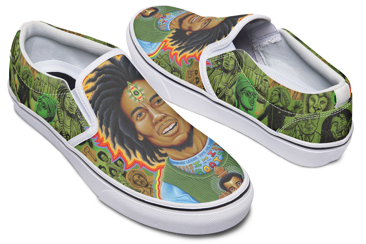 "Bob Marley Roots" Slipons