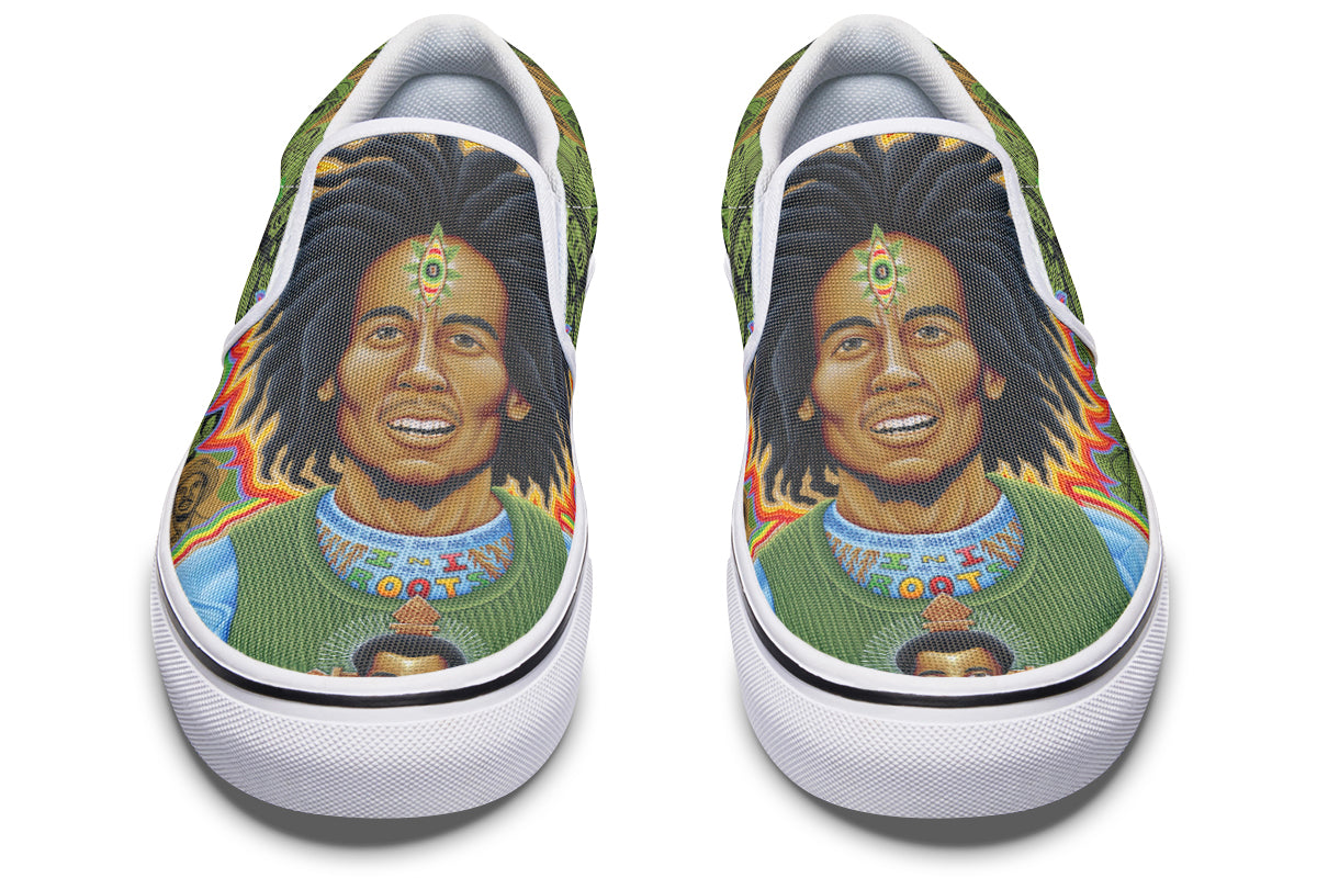 "Bob Marley Roots" Slipons