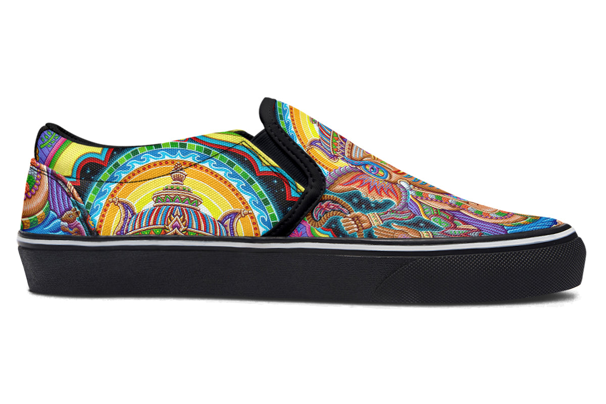 "Jai Ganesha" Slipons