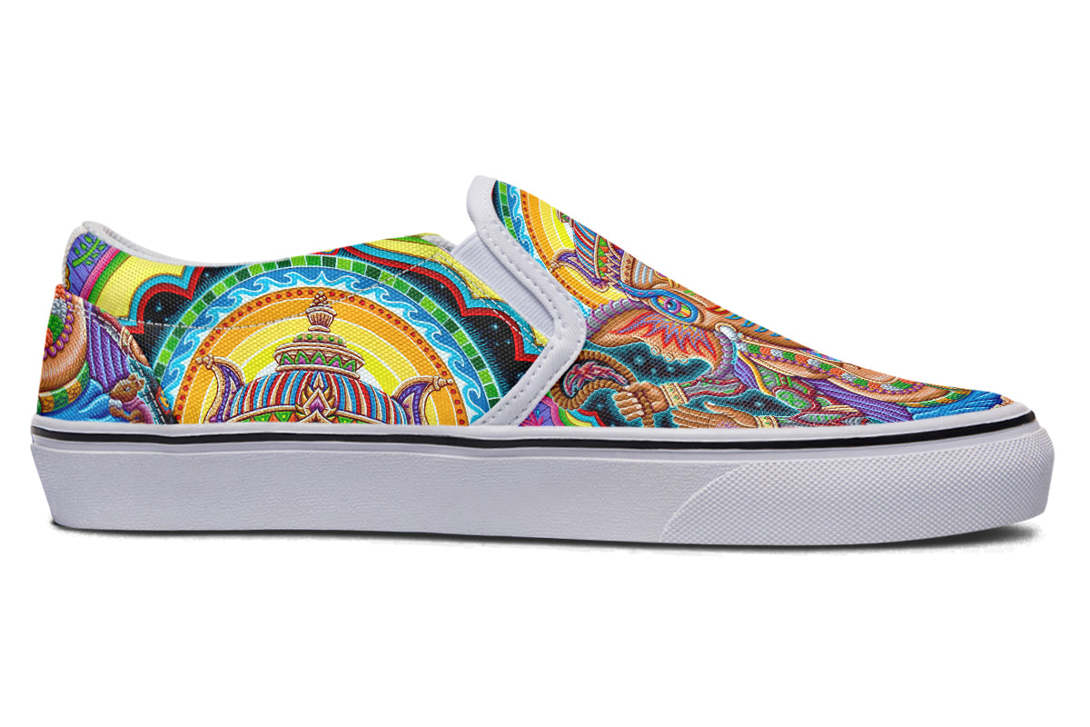 "Jai Ganesha" Slipons