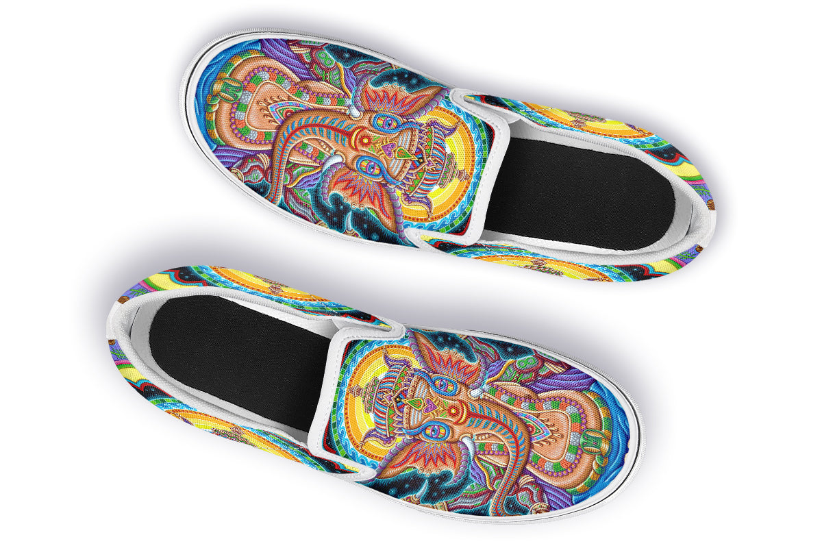 "Jai Ganesha" Slipons