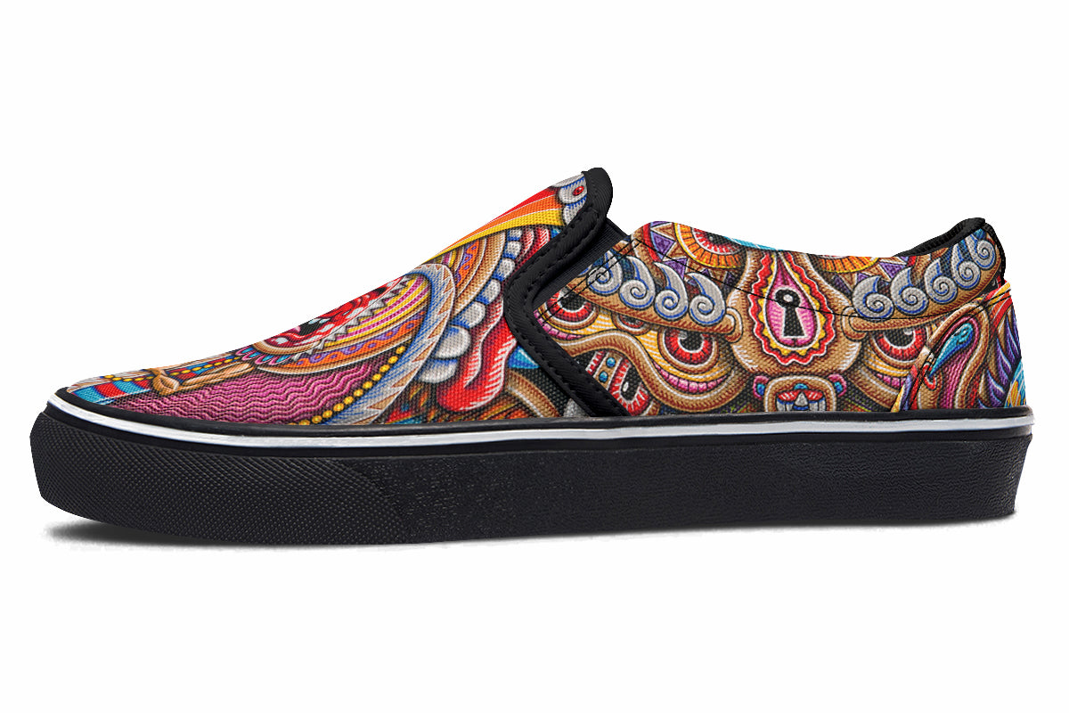"Kundalini Rising" Slipons