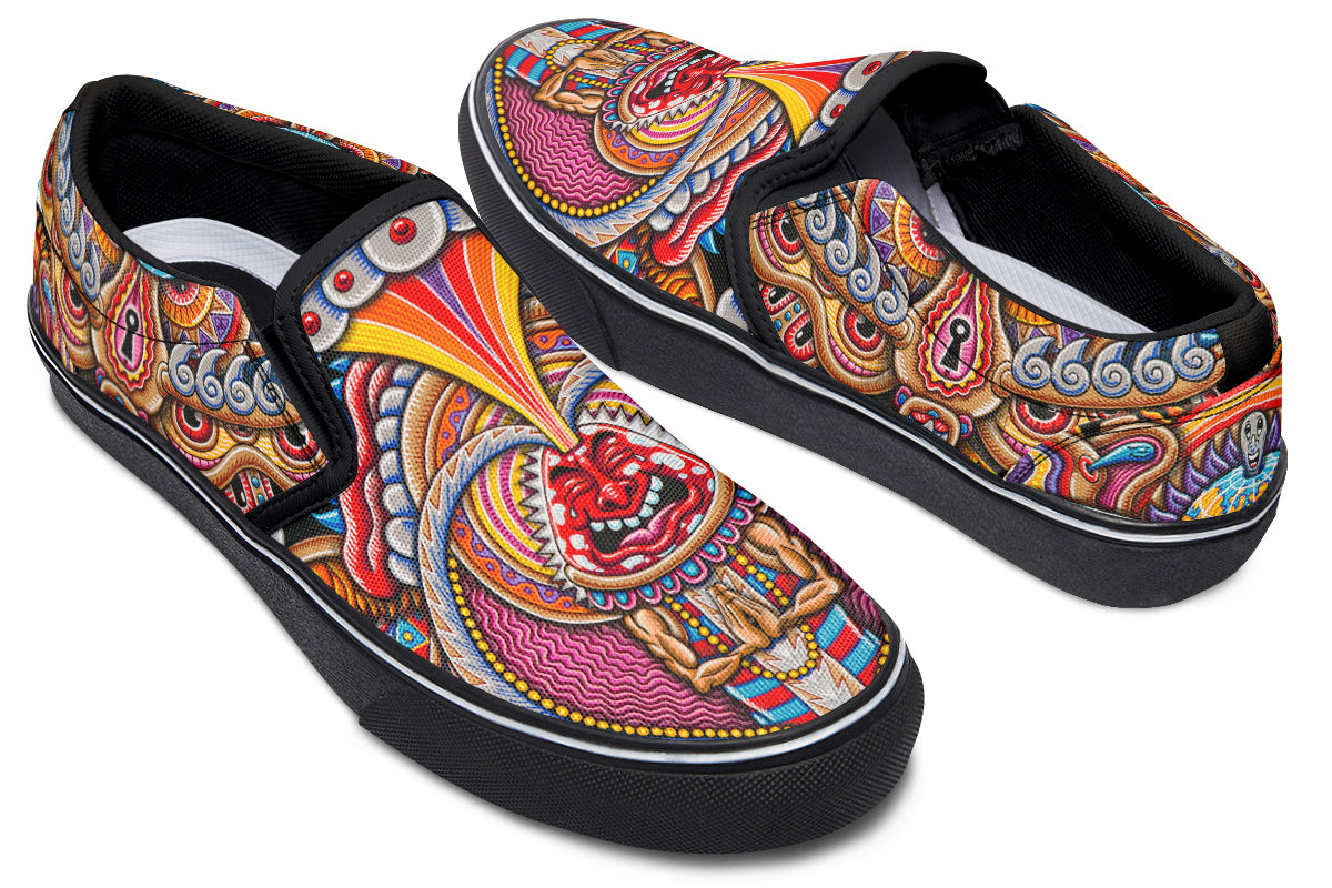 "Kundalini Rising" Slipons