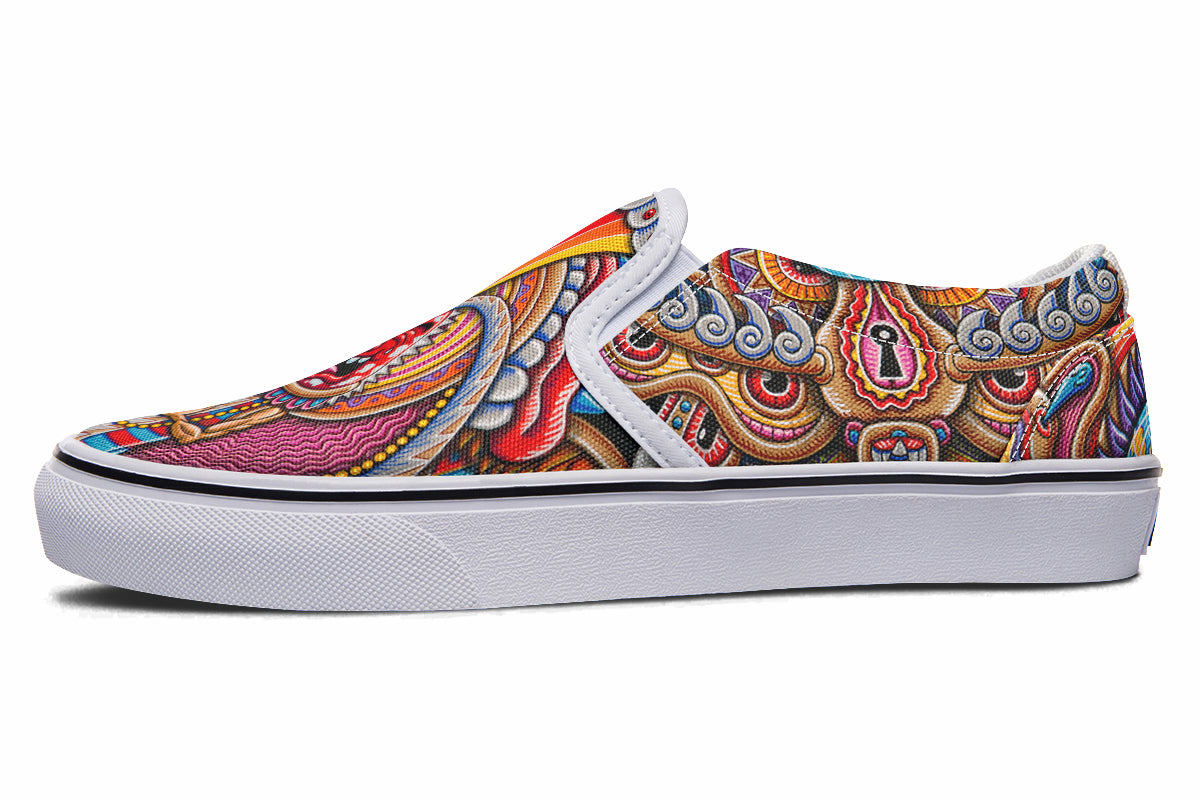 "Kundalini Rising" Slipons