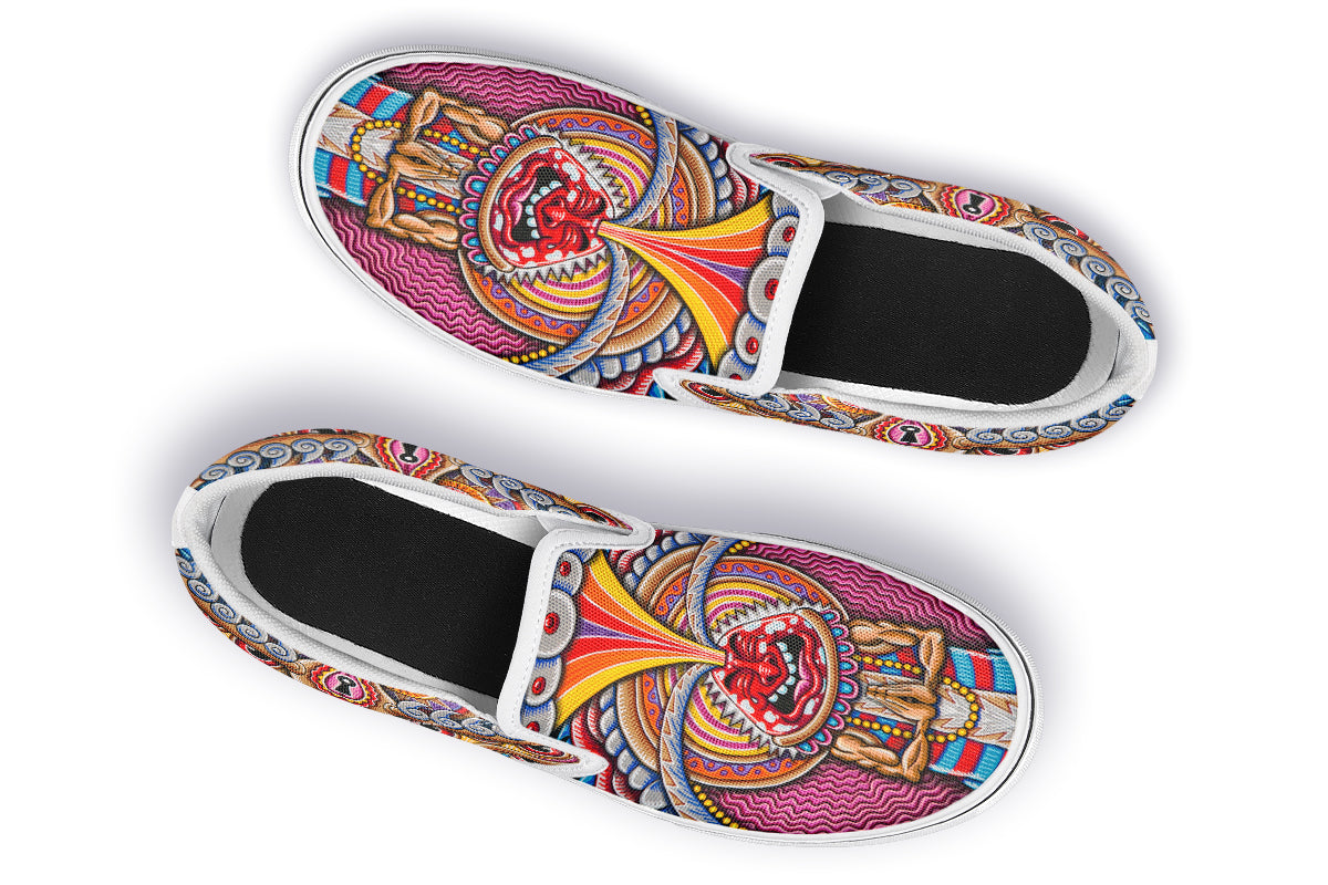 "Kundalini Rising" Slipons