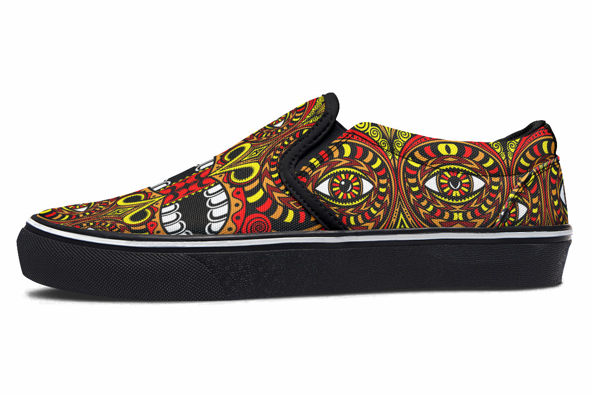 "Mega Ace Face" Slipons