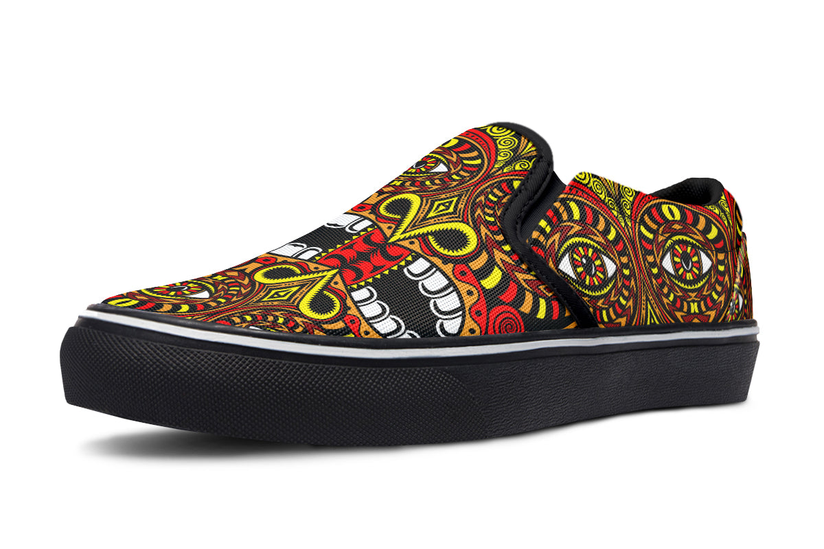 "Mega Ace Face" Slipons