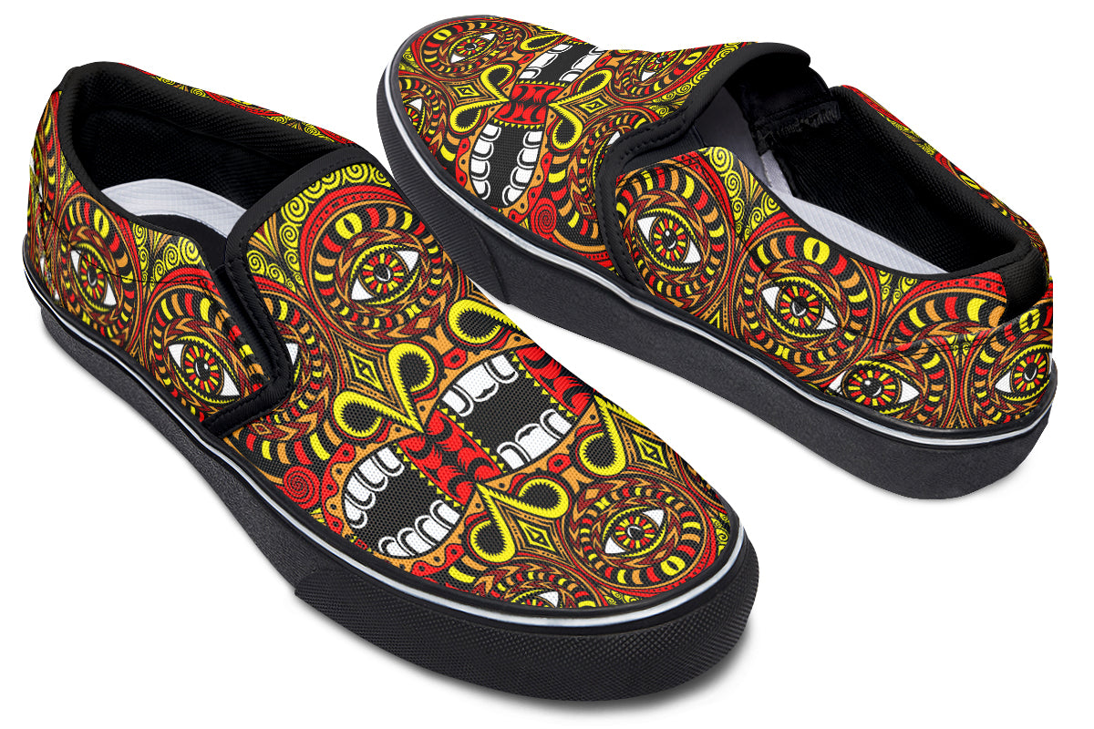 "Mega Ace Face" Slipons
