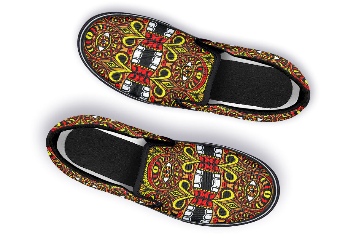 "Mega Ace Face" Slipons