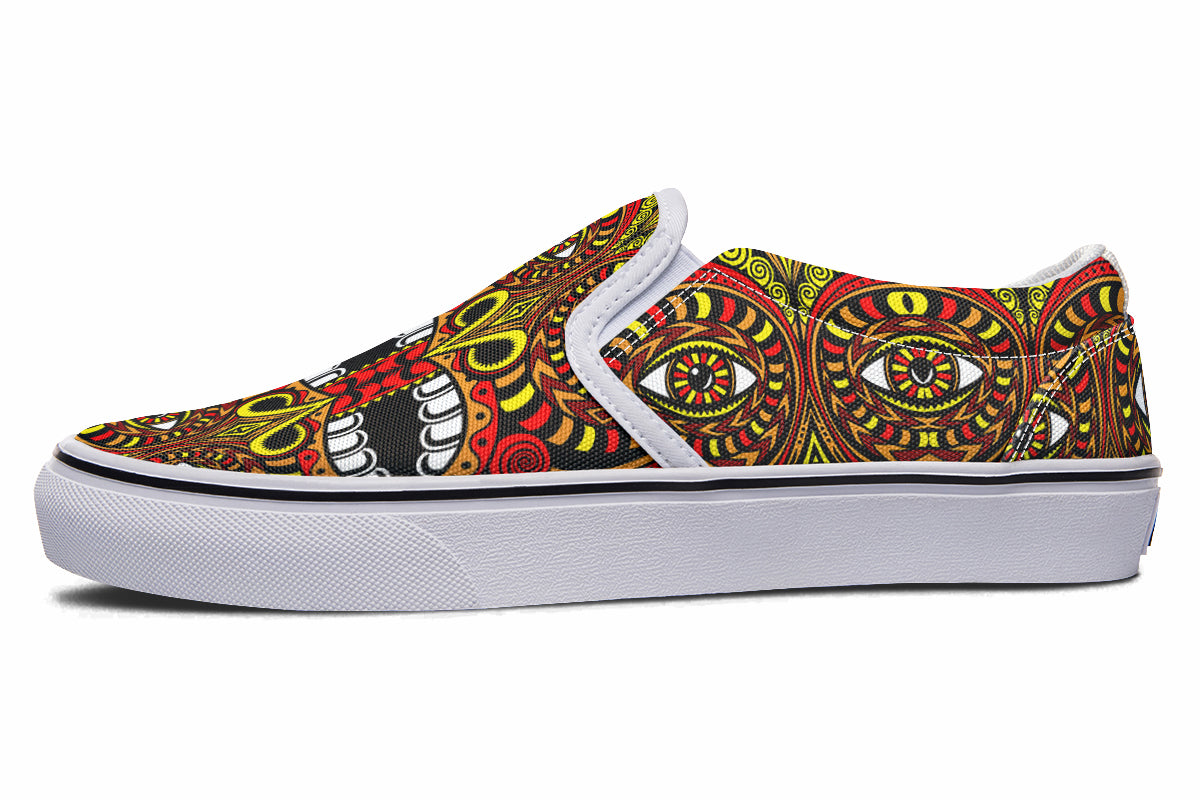 "Mega Ace Face" Slipons