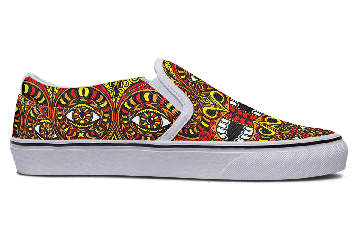 "Mega Ace Face" Slipons