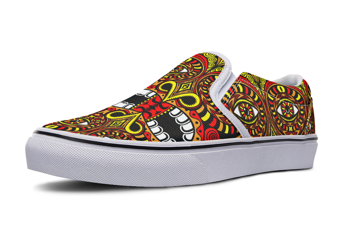 "Mega Ace Face" Slipons