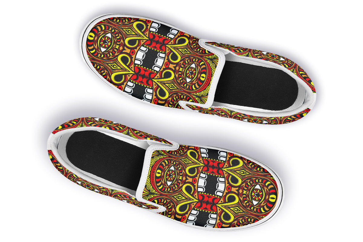 "Mega Ace Face" Slipons