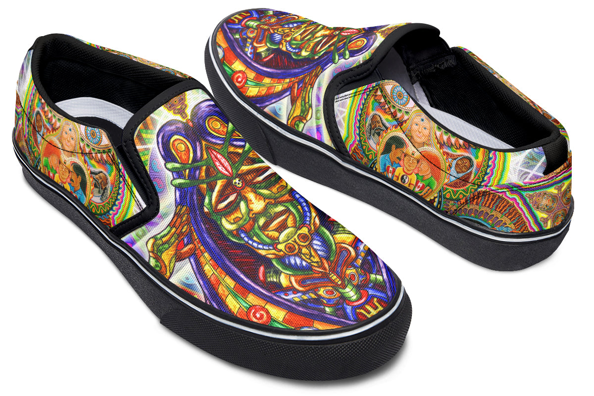 "Messeges From A Healing Fractal Dimention" Slipons