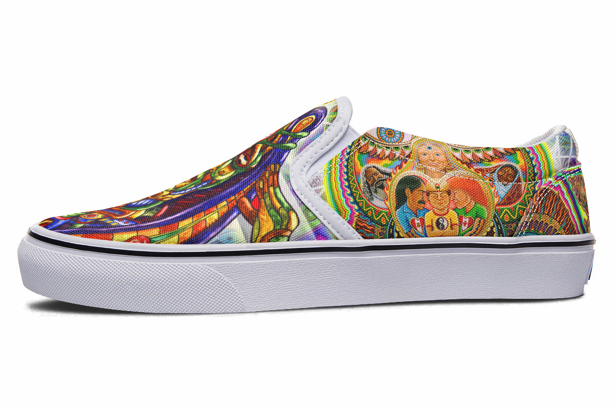 "Messeges From A Healing Fractal Dimention" Slipons