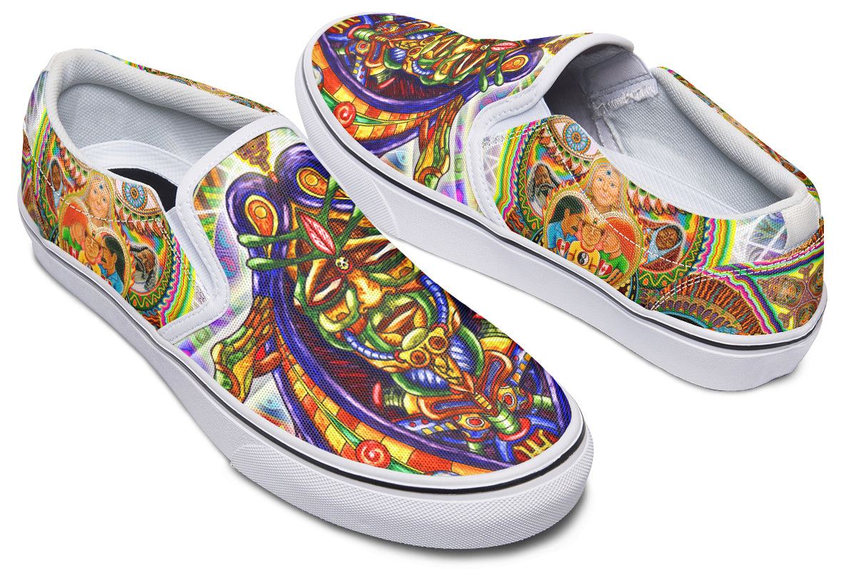"Messeges From A Healing Fractal Dimention" Slipons