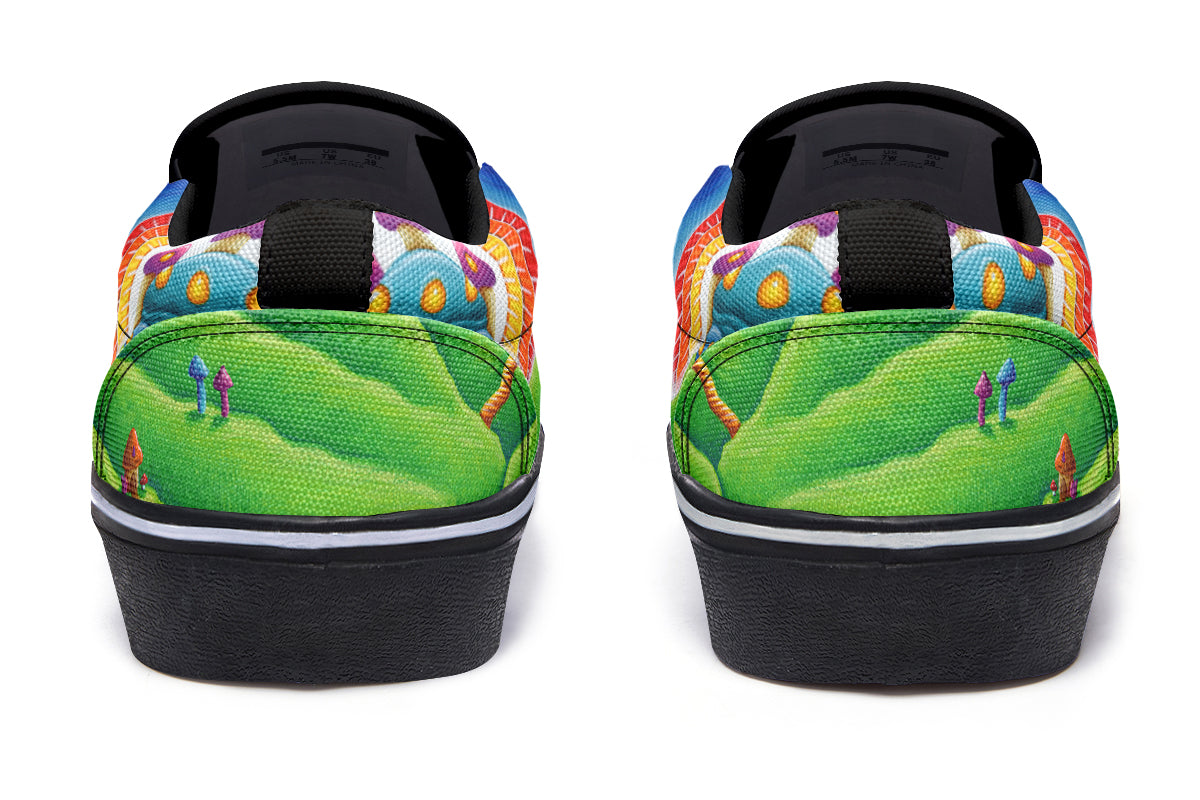 "Muncher Of Mushroomland" Slipons