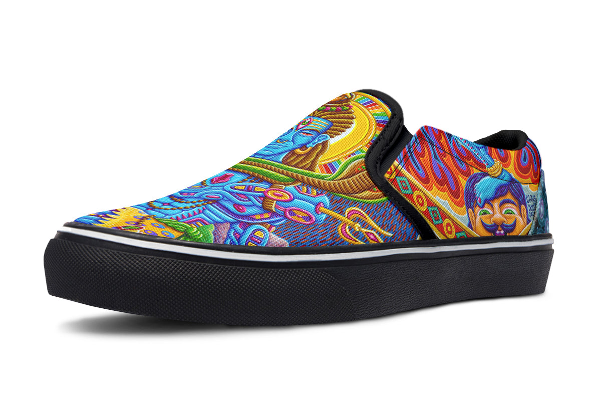 "Nataraja Shiva" Slipons
