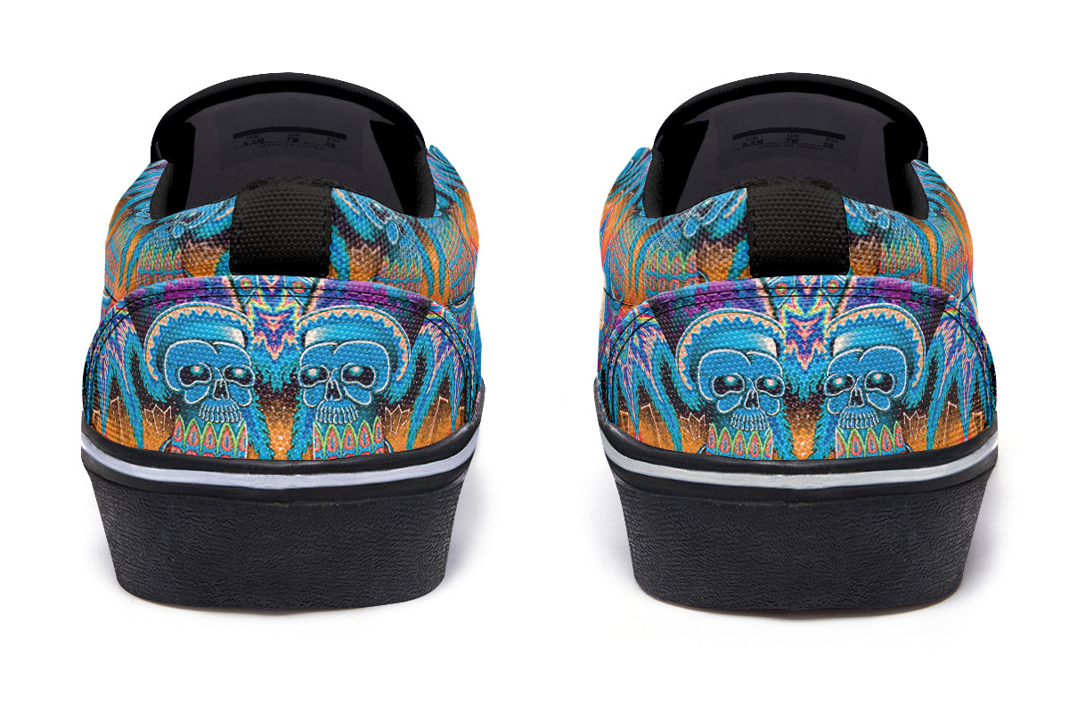 "Neo Human Pattern Inverted" Slipons
