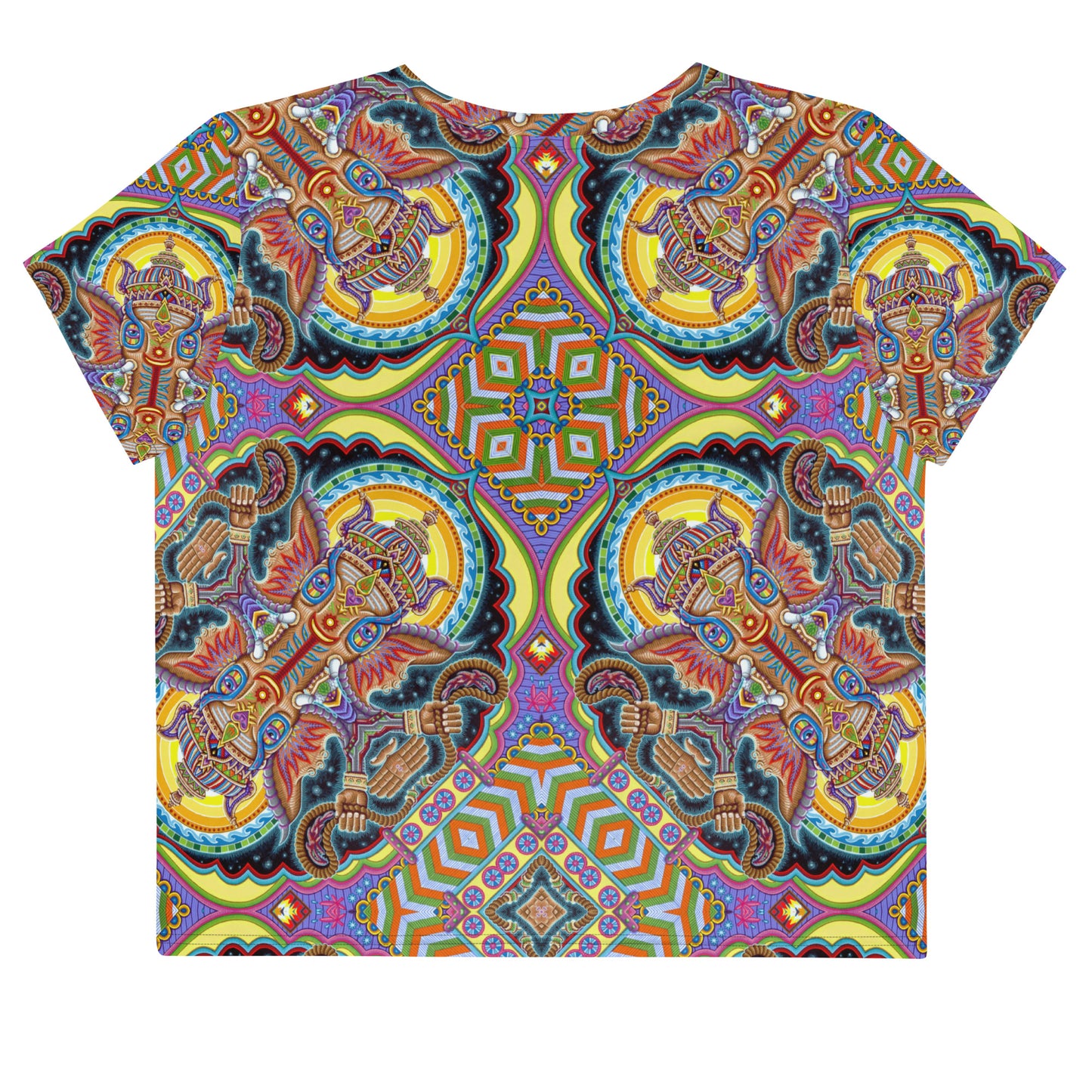 "Jai Ganesha!" All-Over Crop Tee