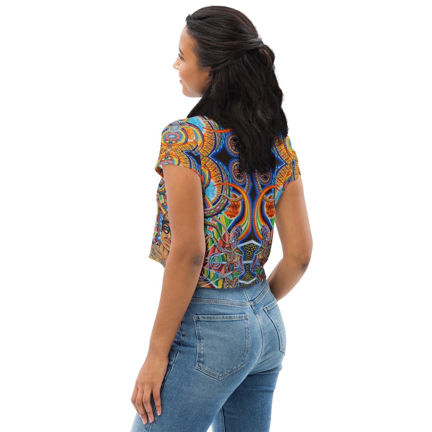 "Moment of Truth" All-Over Crop Tee