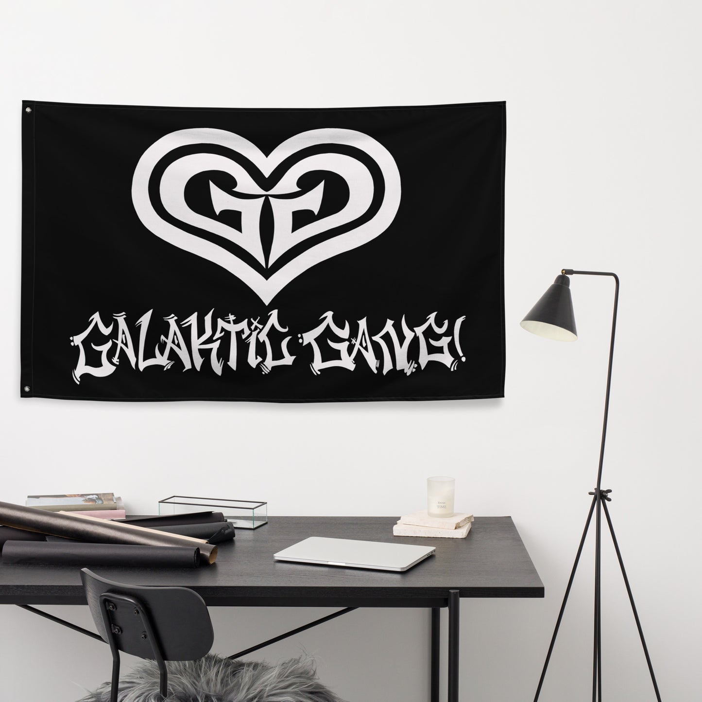 "GG Love Galaktic Gang" Flag