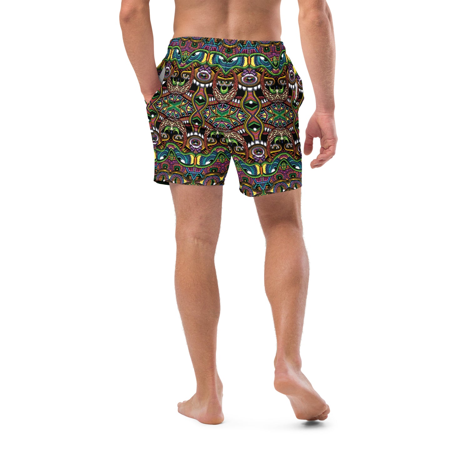 "Snake Eyes" Men's swim trunks