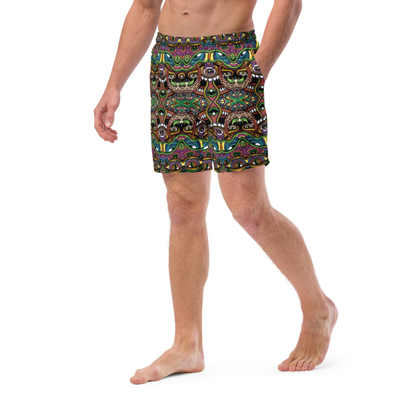 "Snake Eyes" Men's swim trunks
