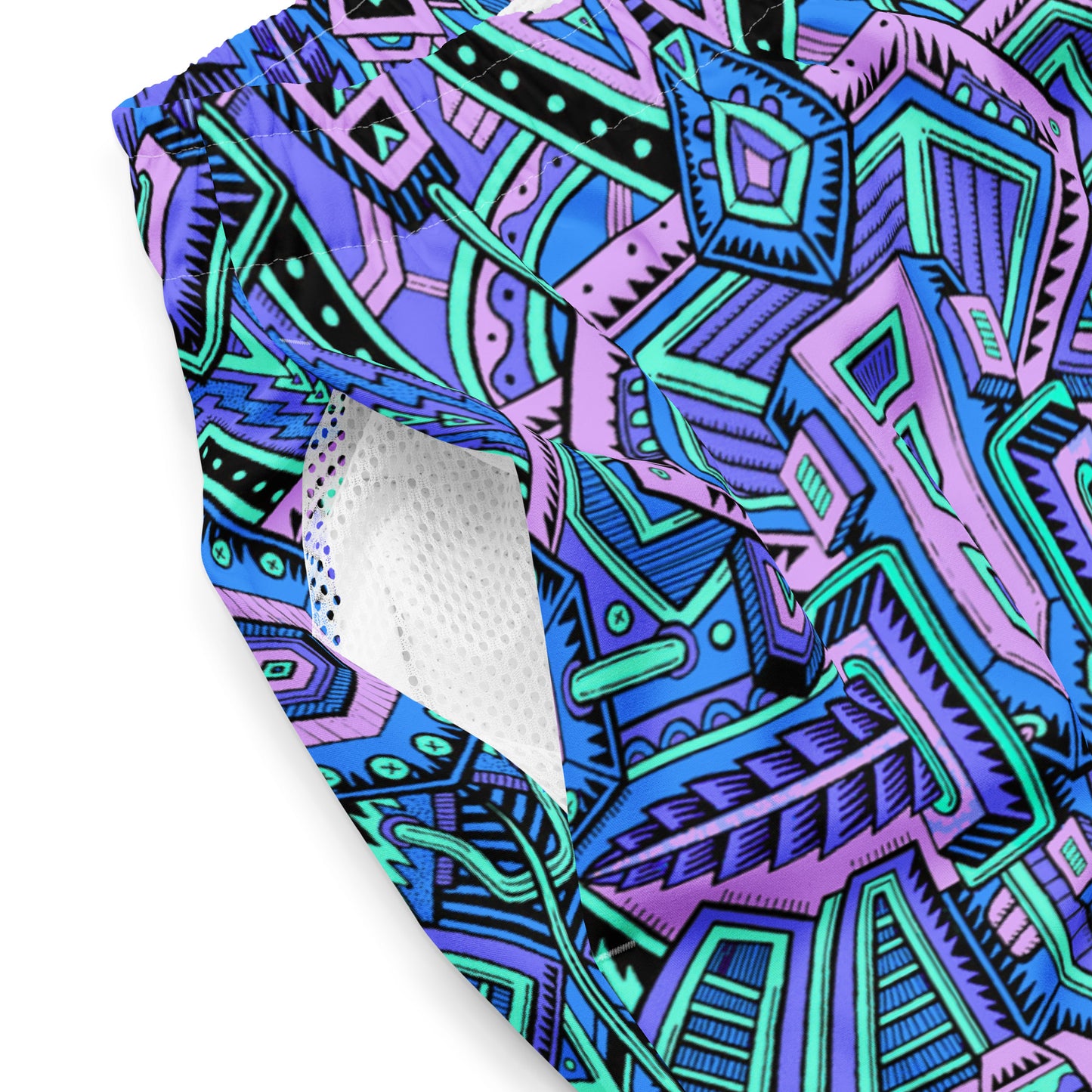 "Purple Nugs" Swim Trunks
