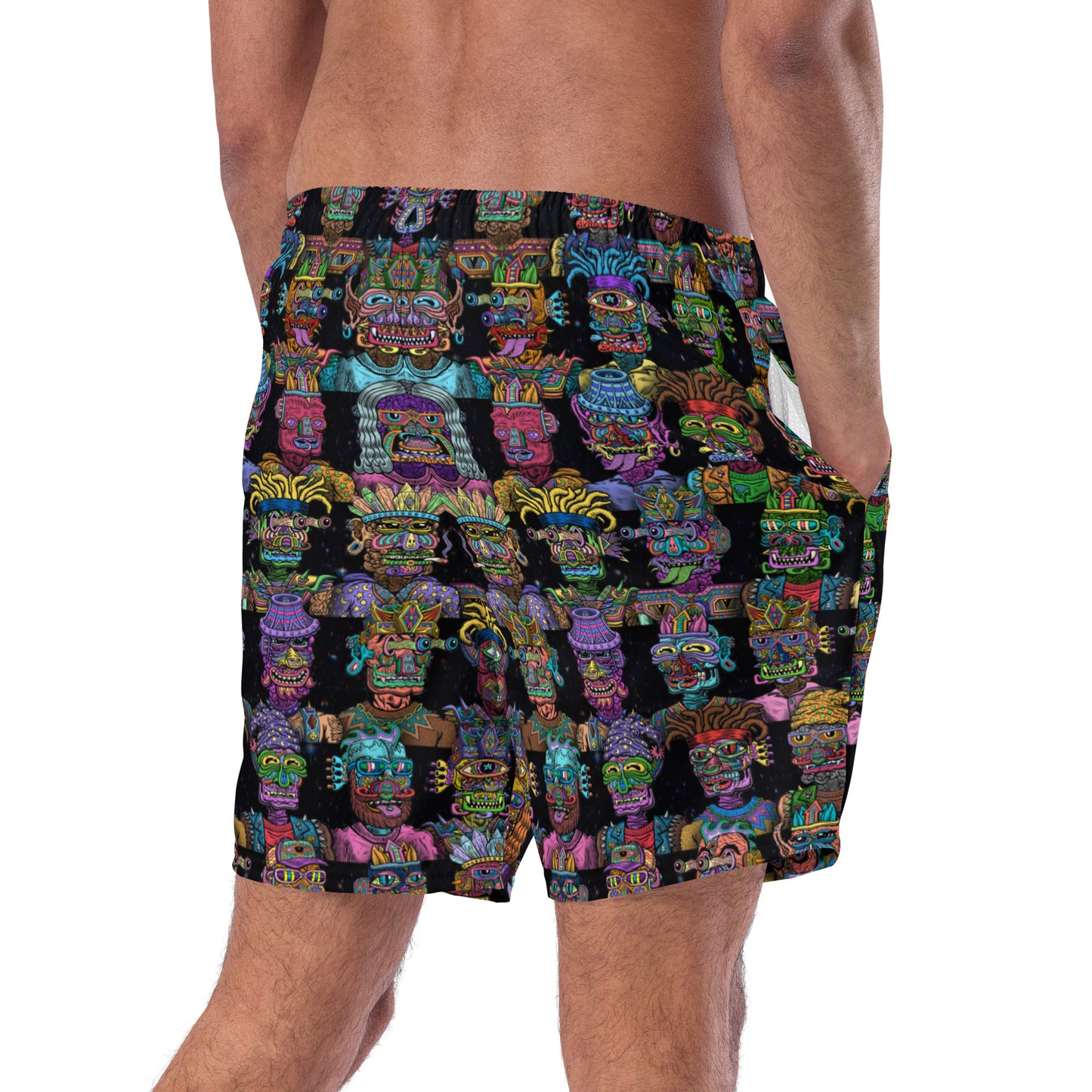 "Galaktic Gang" Swim Trunks